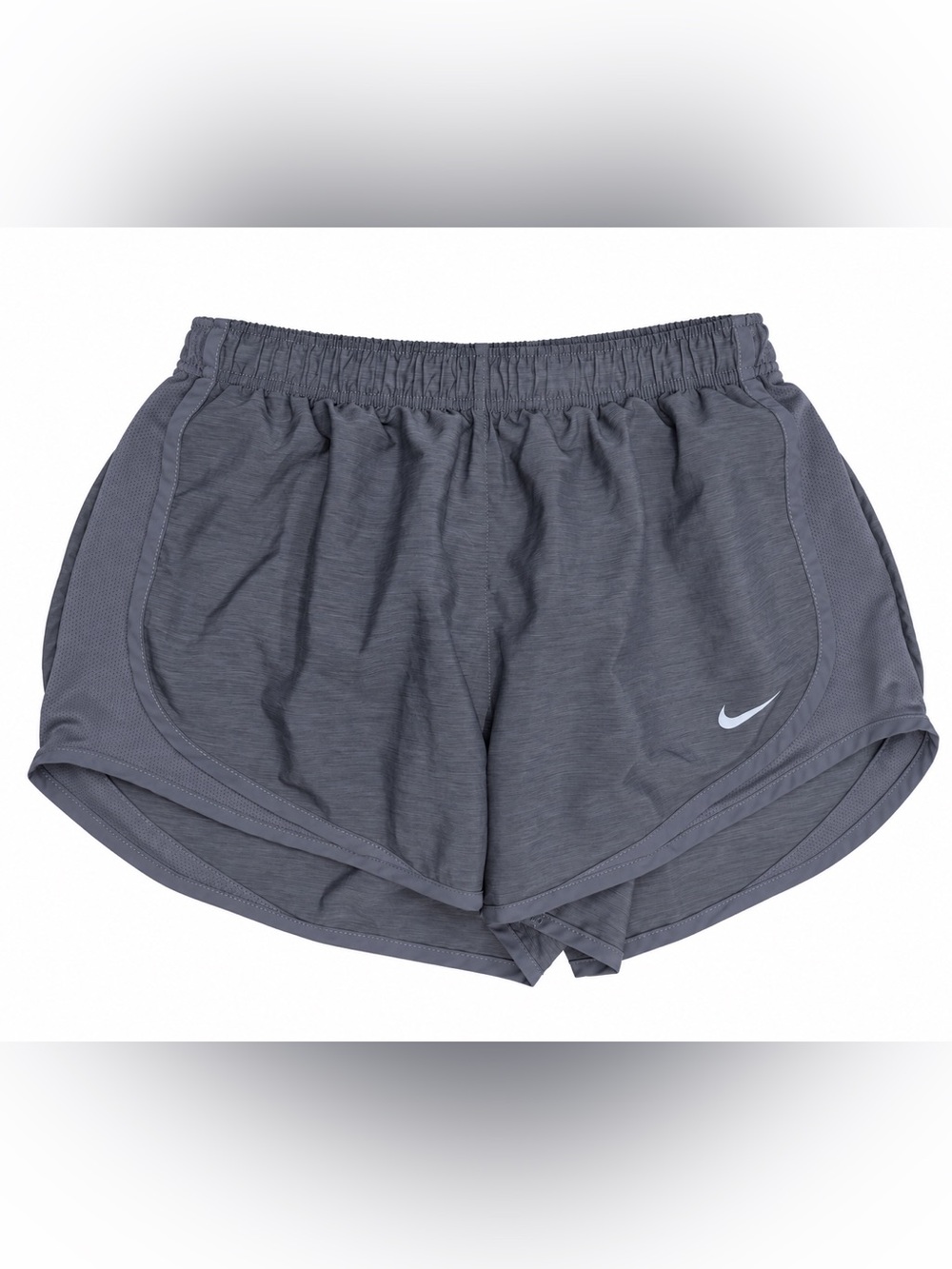 Nike Women's Charcoal Athletic Shorts with Swoosh
